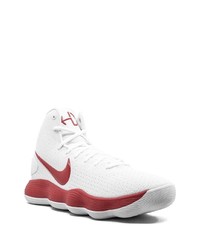 Chaussures de sport blanc et rouge Nike