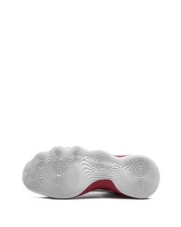 Chaussures de sport blanc et rouge Nike