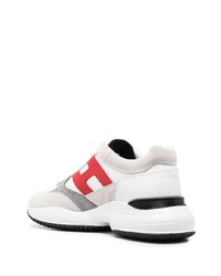 Chaussures de sport blanc et rouge Hogan