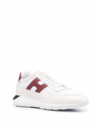 Chaussures de sport blanc et rouge Hogan