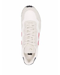 Chaussures de sport blanc et rouge Veja