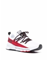 Chaussures de sport blanc et rouge VERSACE JEANS COUTURE