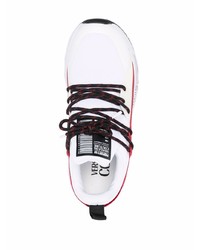 Chaussures de sport blanc et rouge VERSACE JEANS COUTURE