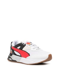 Chaussures de sport blanc et rouge Puma