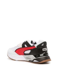 Chaussures de sport blanc et rouge Puma