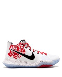 Chaussures de sport blanc et rouge Nike