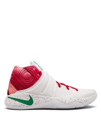 Chaussures de sport blanc et rouge Nike