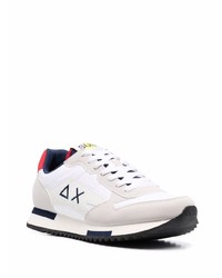 Chaussures de sport blanc et rouge Sun 68