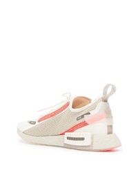 Chaussures de sport blanc et rouge adidas