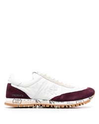 Chaussures de sport blanc et rouge Premiata