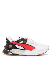 Chaussures de sport blanc et rouge Puma
