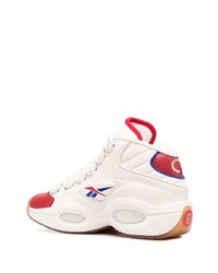 Chaussures de sport blanc et rouge Reebok