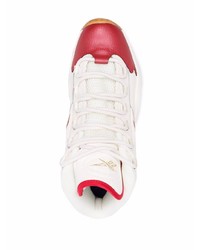 Chaussures de sport blanc et rouge Reebok