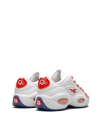 Chaussures de sport blanc et rouge Reebok