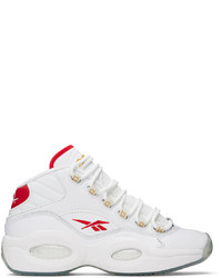 Chaussures de sport blanc et rouge Reebok Classics