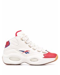 Chaussures de sport blanc et rouge Reebok