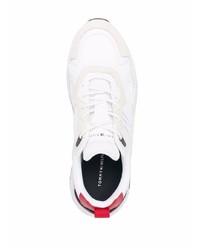 Chaussures de sport blanc et rouge Tommy Hilfiger