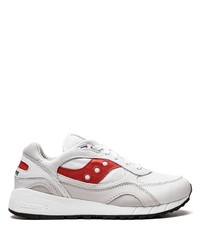 Chaussures de sport blanc et rouge Saucony