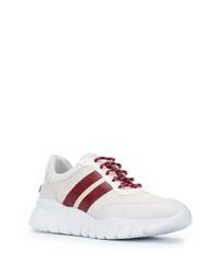 Chaussures de sport blanc et rouge Bally