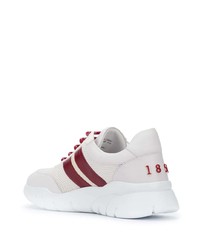 Chaussures de sport blanc et rouge Bally