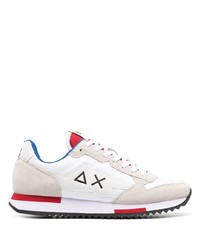 Chaussures de sport blanc et rouge Sun 68