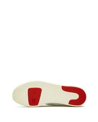 Chaussures de sport blanc et rouge Adidas By Pharrell Williams