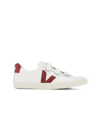 Chaussures de sport blanc et rouge Veja