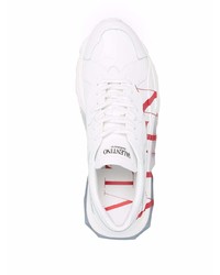 Chaussures de sport blanc et rouge Valentino Garavani