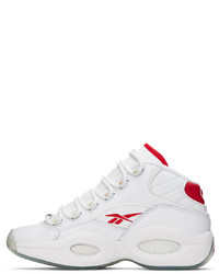 Chaussures de sport blanc et rouge Reebok Classics