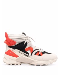 Chaussures de sport blanc et rouge Y-3