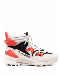Chaussures de sport blanc et rouge Y-3