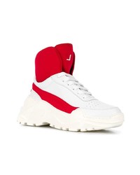 Chaussures de sport blanc et rouge Joshua Sanders