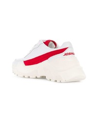 Chaussures de sport blanc et rouge Joshua Sanders