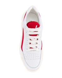 Chaussures de sport blanc et rouge Joshua Sanders