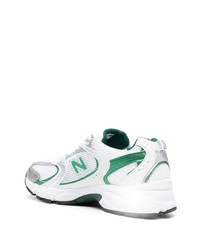 Chaussures de sport blanc et vert New Balance