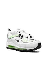 Chaussures de sport blanc et vert Nike