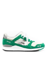 Chaussures de sport blanc et vert Asics