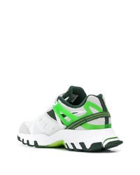 Chaussures de sport blanc et vert Reebok