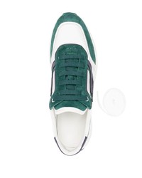 Chaussures de sport blanc et vert Bally