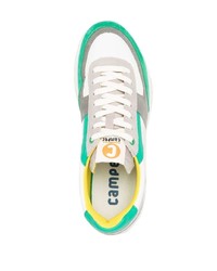 Chaussures de sport blanc et vert Camper