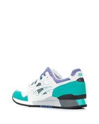 Chaussures de sport blanc et vert Asics