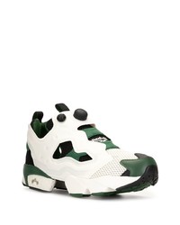 Chaussures de sport blanc et vert Reebok