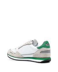 Chaussures de sport blanc et vert Emporio Armani