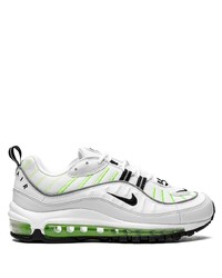 Chaussures de sport blanc et vert Nike