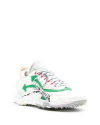 Chaussures de sport blanc et vert Off-White