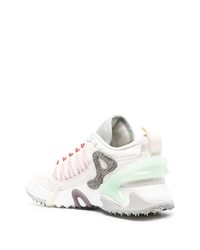 Chaussures de sport blanc et vert Off-White