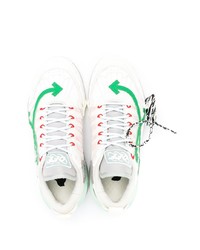 Chaussures de sport blanc et vert Off-White