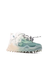 Chaussures de sport blanc et vert Off-White