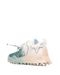 Chaussures de sport blanc et vert Off-White