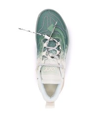 Chaussures de sport blanc et vert Off-White